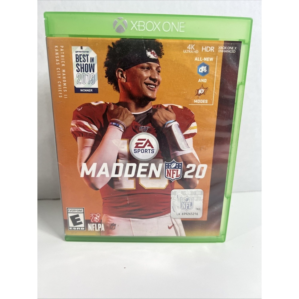 Madden NFL 20 Microsoft Xbox One EA Sports Football Game 73839